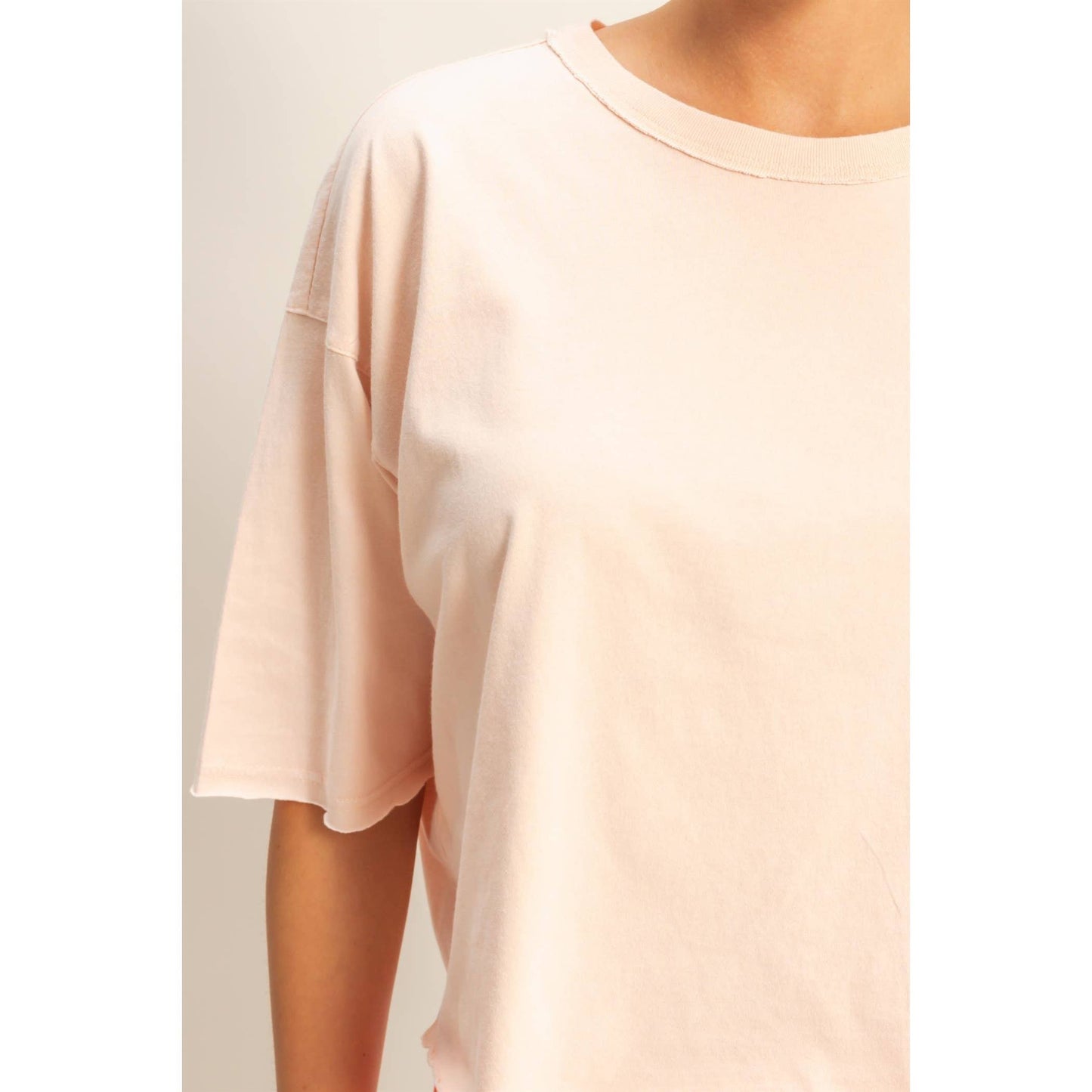 Morgan Tee- Dusty Indigo