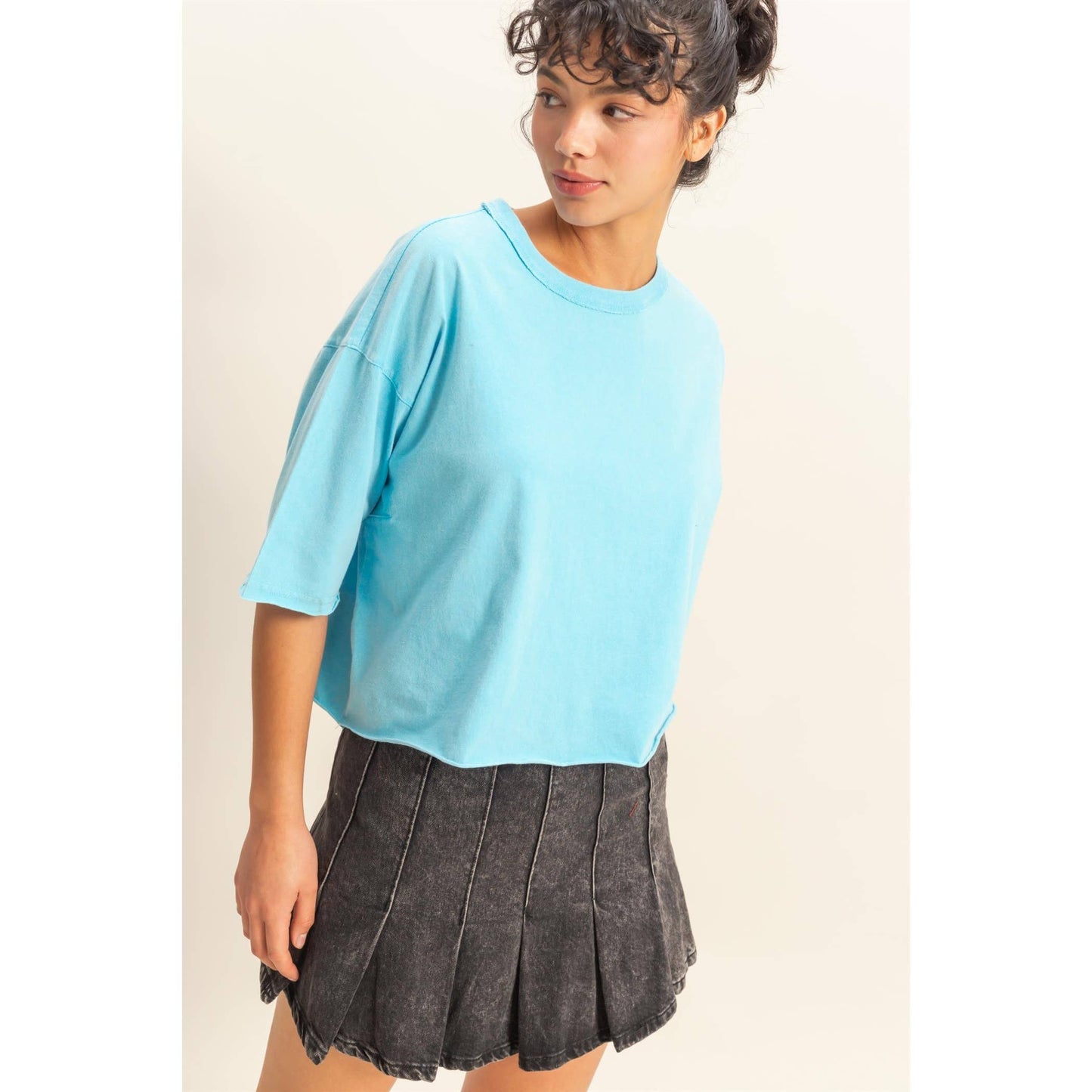 Morgan Tee- Cream