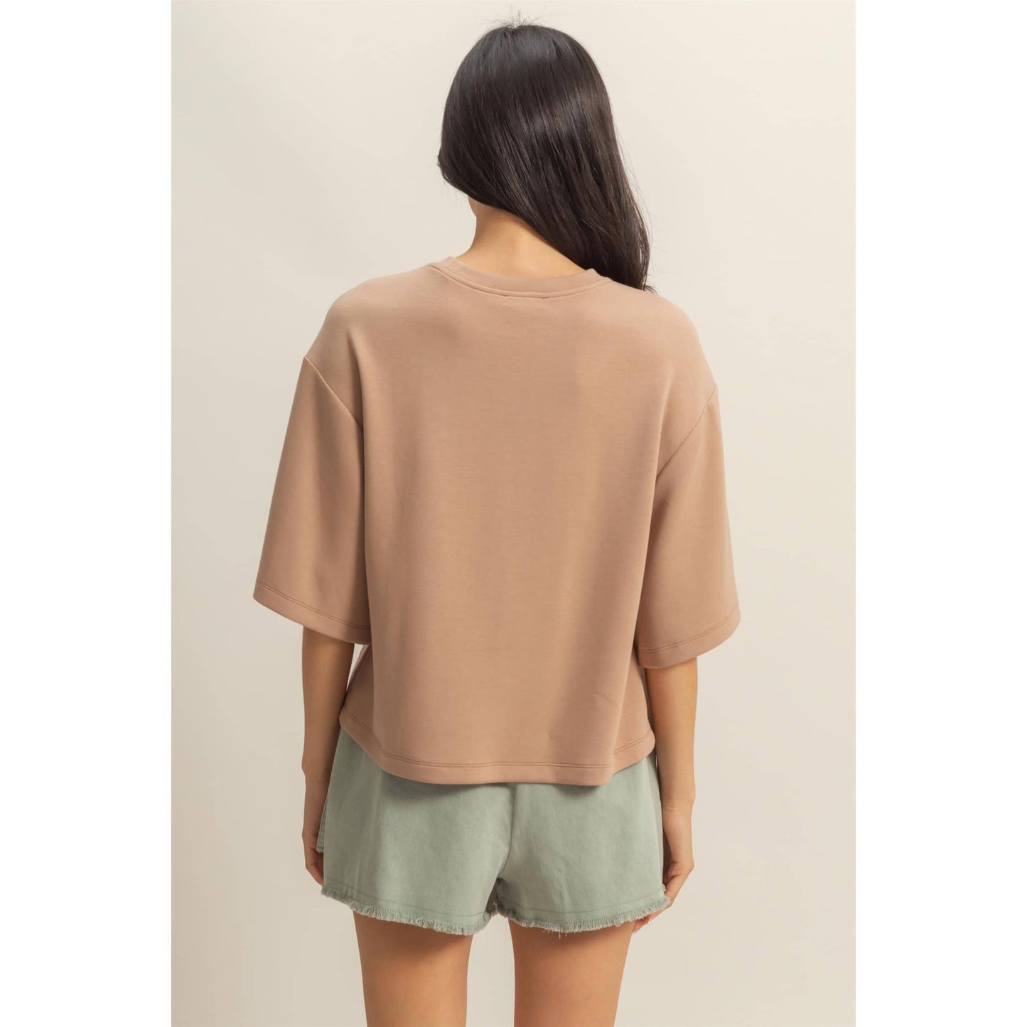 Avery Top- Gray