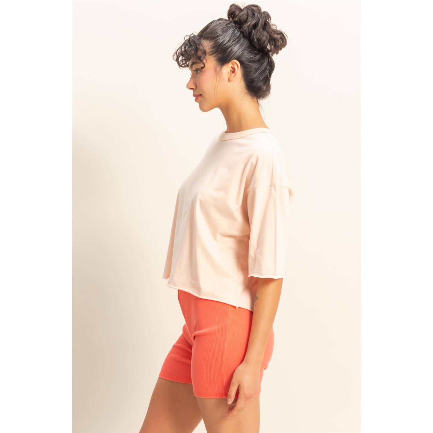 Morgan Tee- Cream