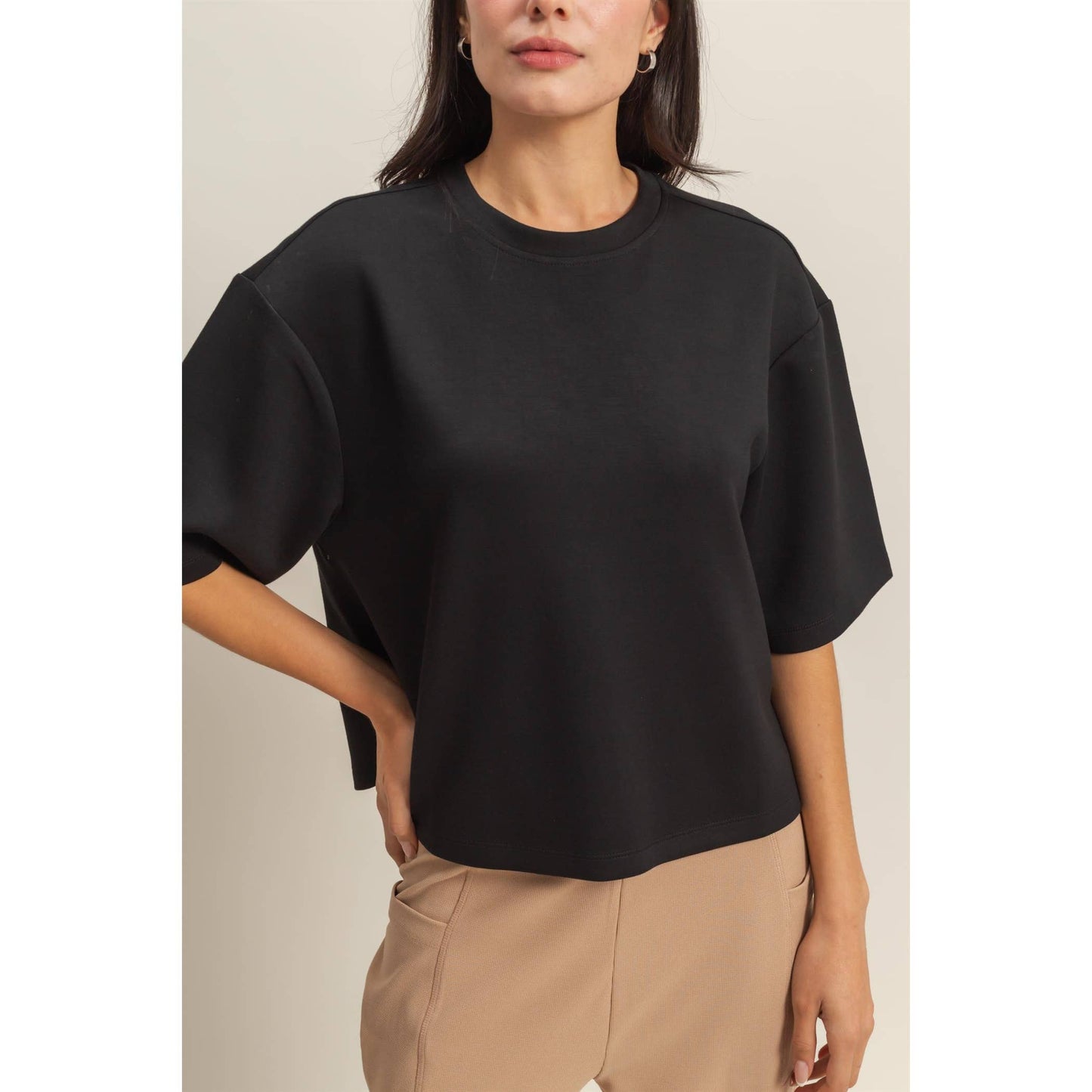 Avery Top- Gray