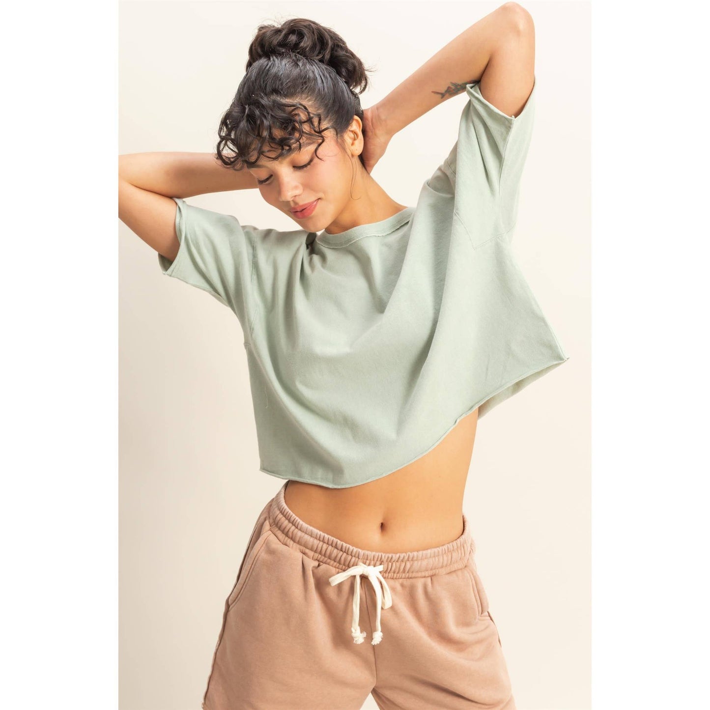 Morgan Tee- Cream