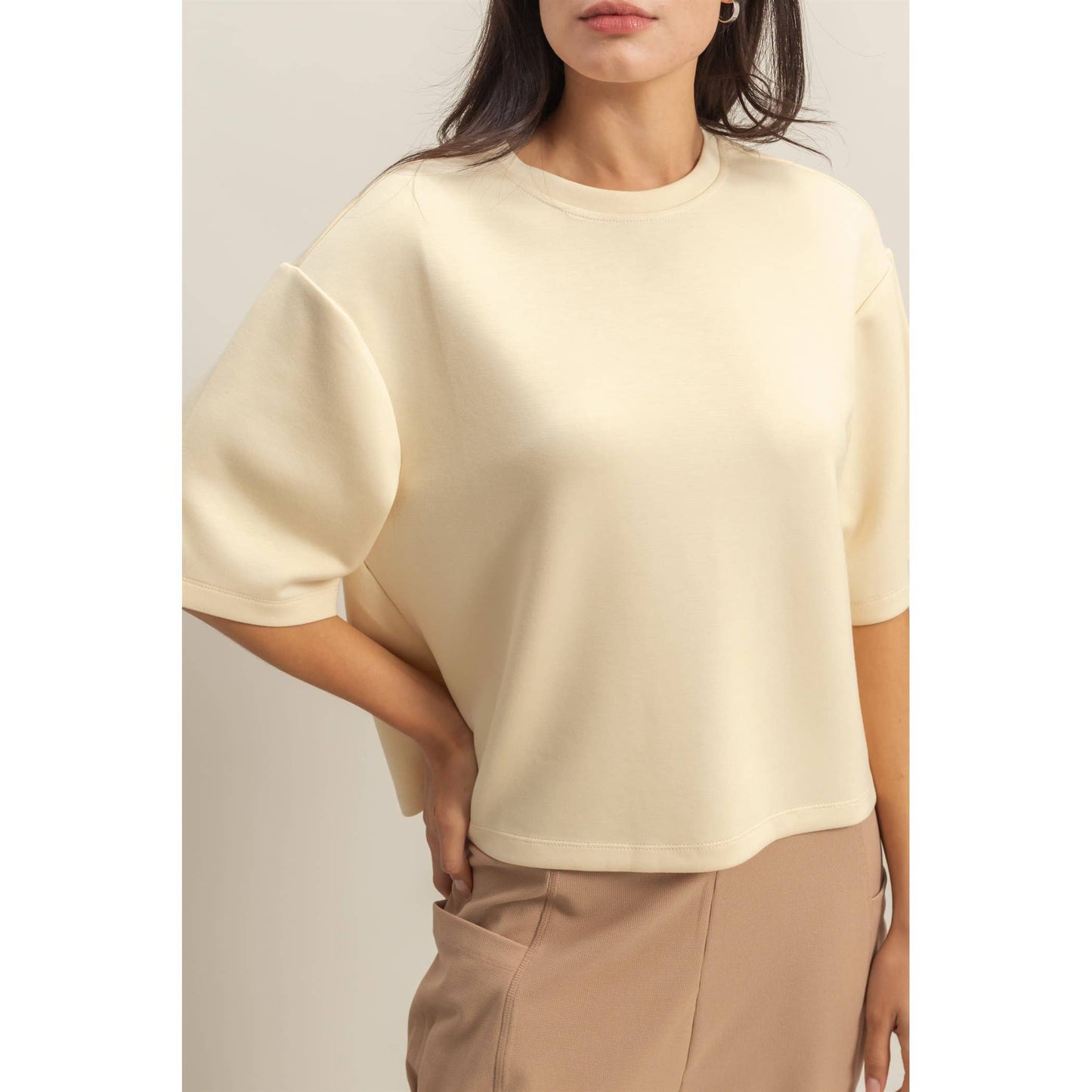 Avery Top- Gray