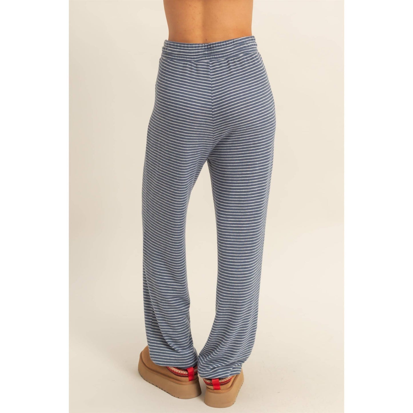 Dara Pants- Navy/Cream