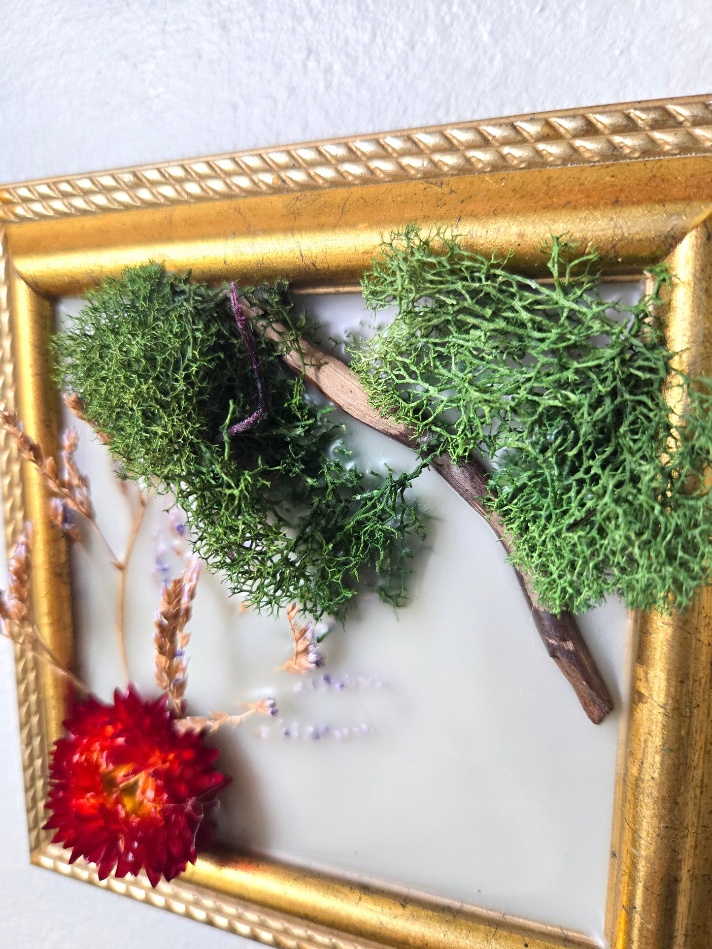 Moss Bound Solitude Encaustic Original by Werks of Art