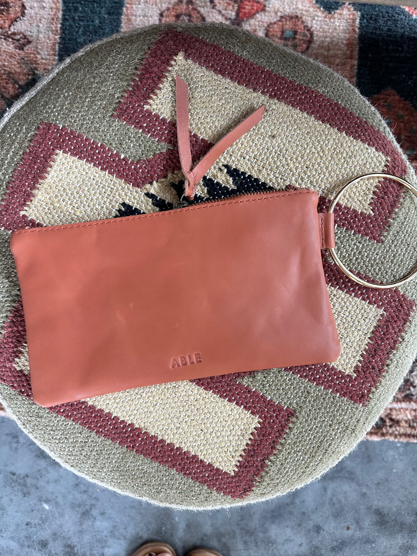 ABLE Fozi Wristlet - Clay