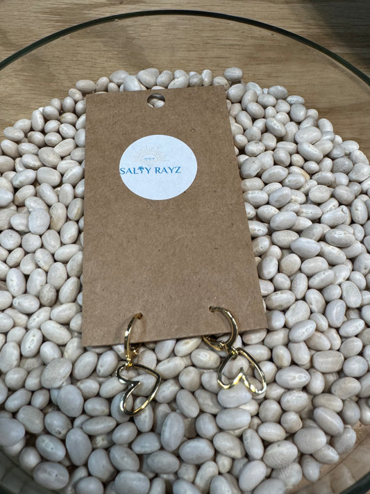 Salty Rayz Sea of Love Earrings 18KGP