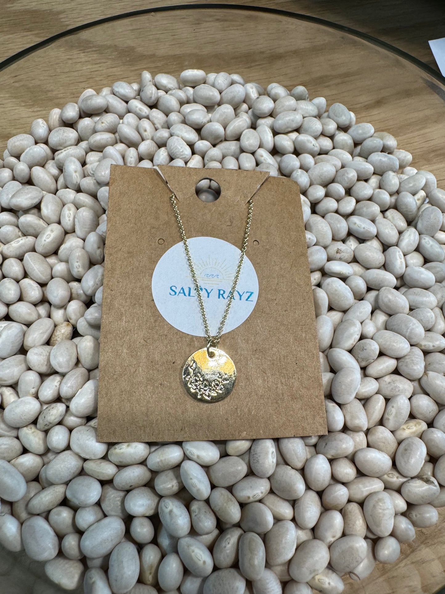 Salty Rayz Flowers Necklace 14KGP