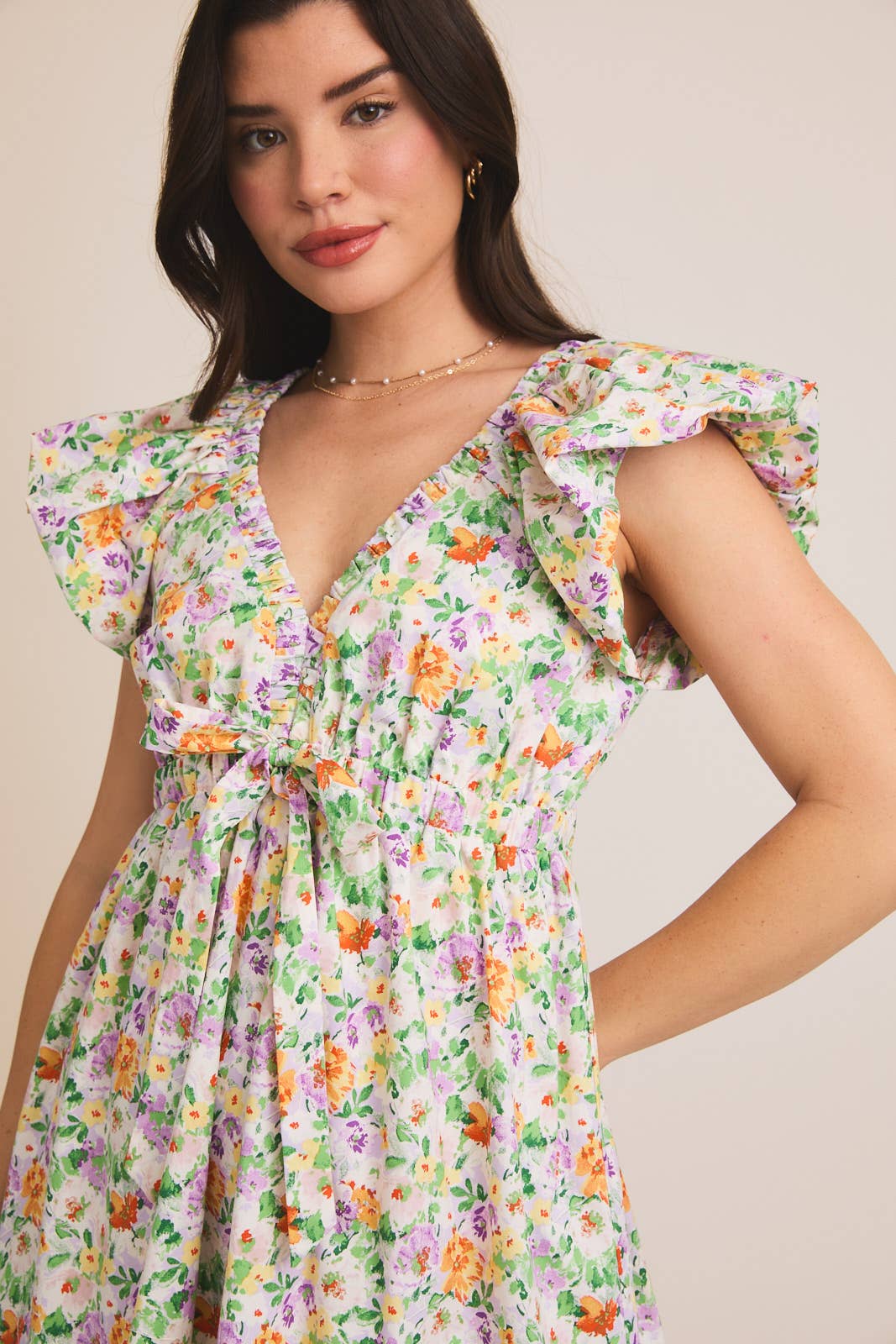 Adriana Mini Dress - Plus - Sparrow 1x Adriana Mini Dress - Plus - Sparrow 1x
