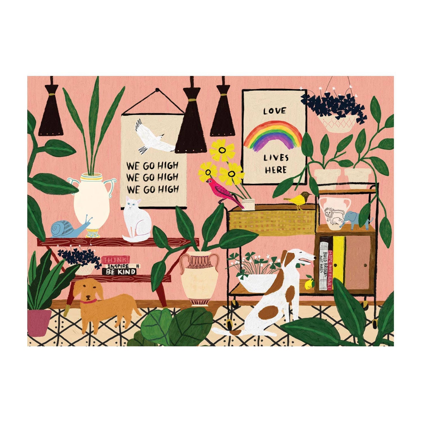 Anne Bentley Love Lives Here 1000 Piece Puzzle - SPARROW