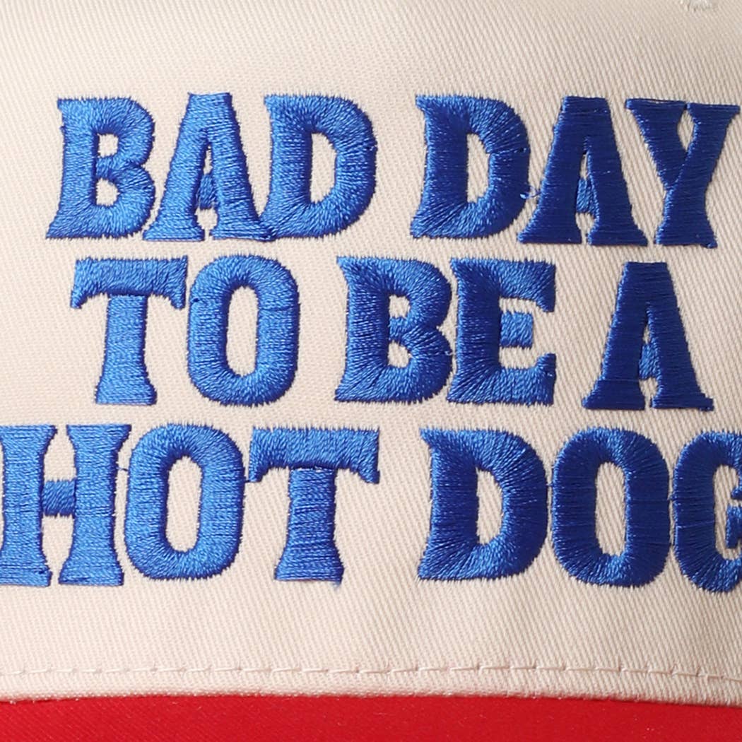 Bad Day to be a Hot Dog Hat - Red - SPARROW