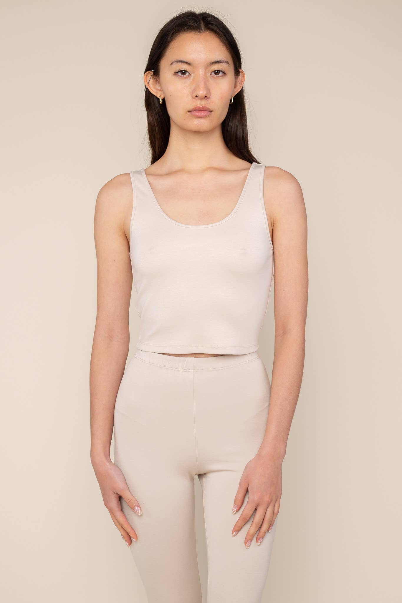 Bethany Tank Top - Stone - SPARROW