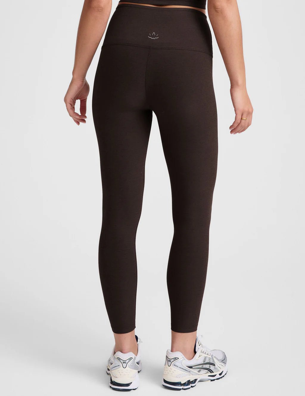 Beyond Yoga Spacedye Caught In The Midi High Waisted Legging - Dark Chocolate Heather - SPARROW