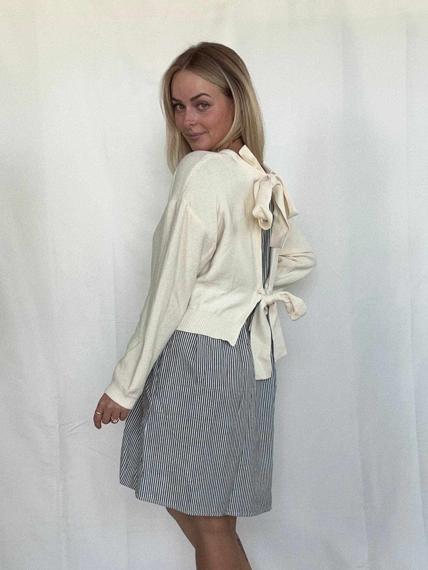 Blake Sweater Dress - Olive - SPARROW