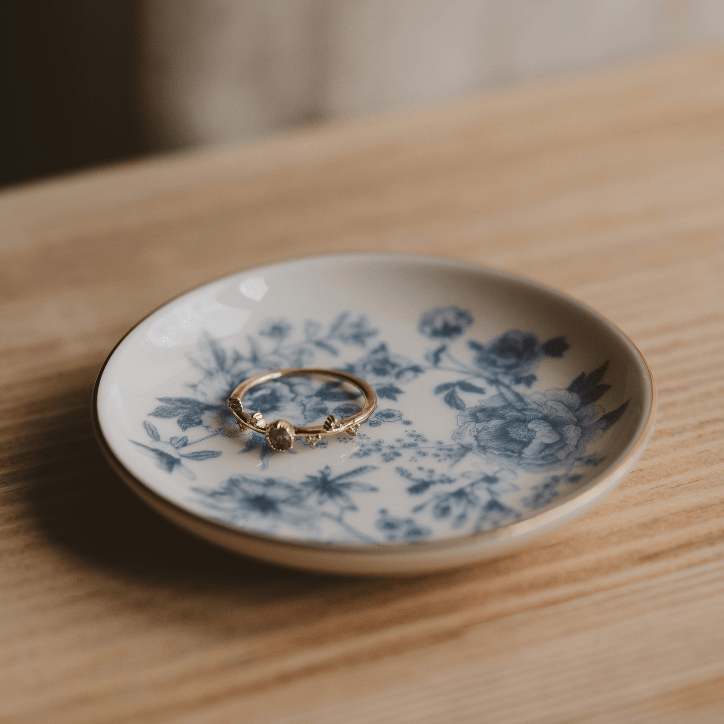 Blue Delft Jewelry Dish - SPARROW