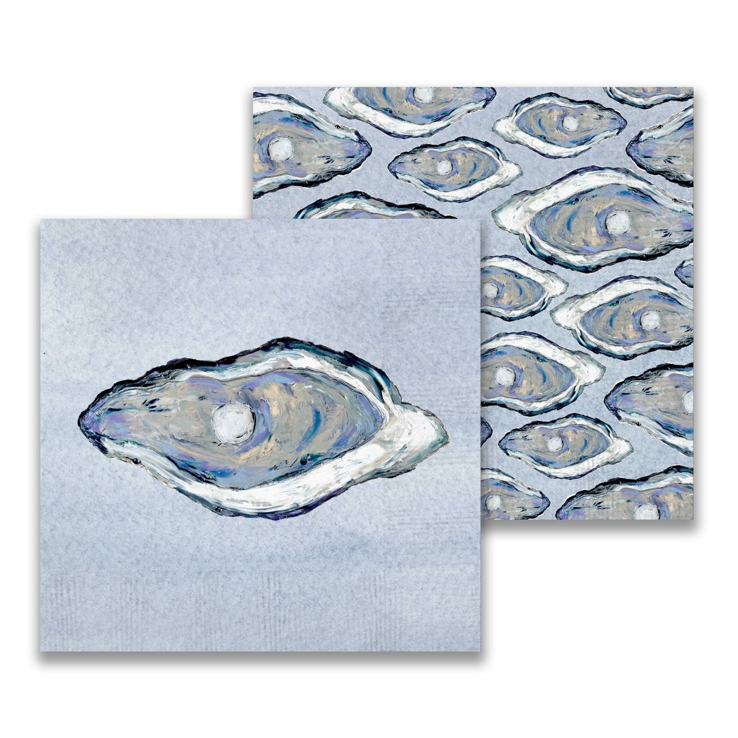 Blue Oyster Cocktail Napkin - SPARROW