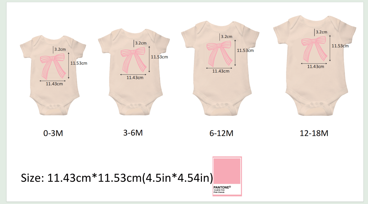 Bow Baby Onesie - SPARROW