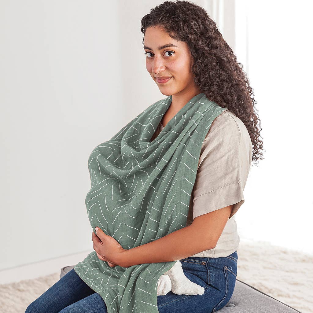 Breastfeeding Boss™: Sage Mudcloth - SPARROW