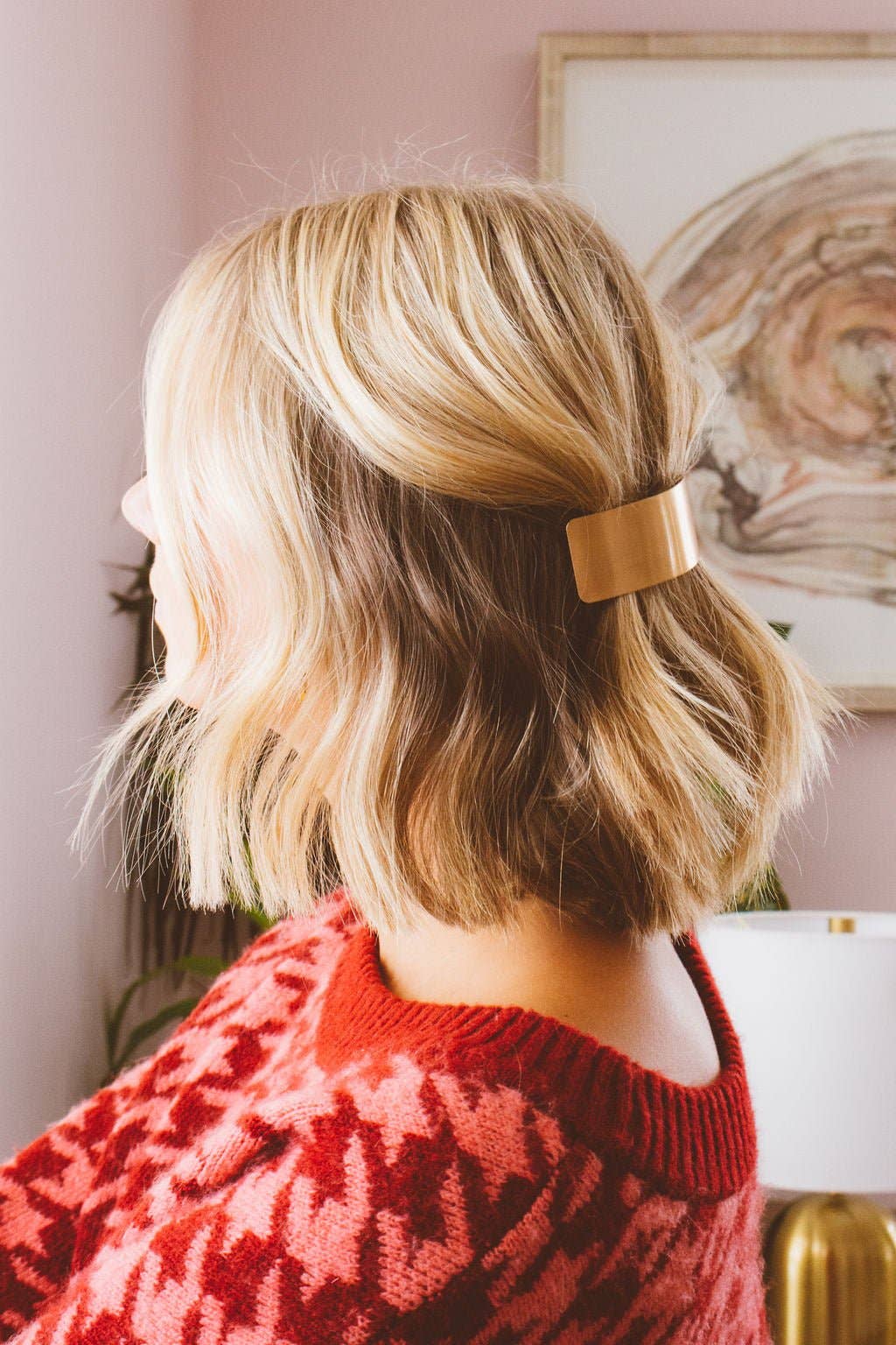 Brushed Bronze Bar Clip - SPARROW