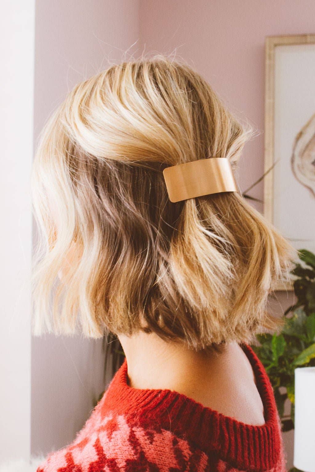 Brushed Bronze Bar Clip - SPARROW