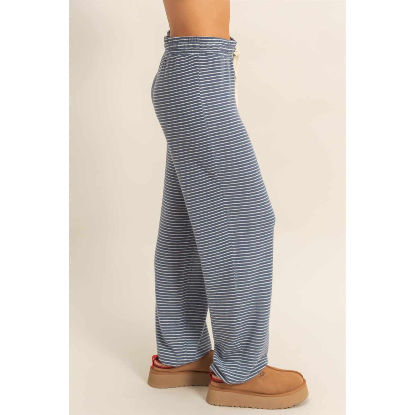 Dara Pants- Navy/Cream