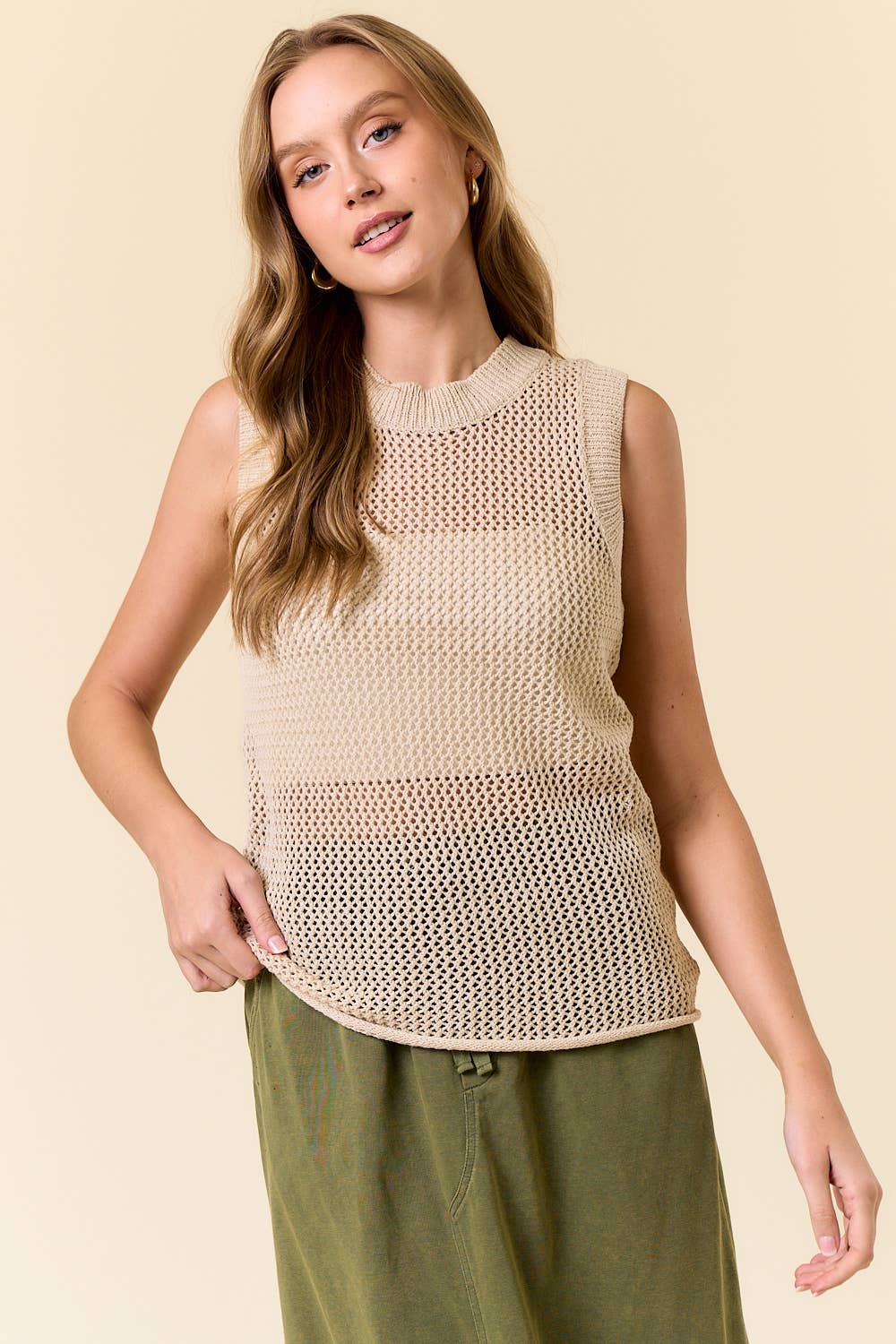 Candice Sweater Tank - SPARROW