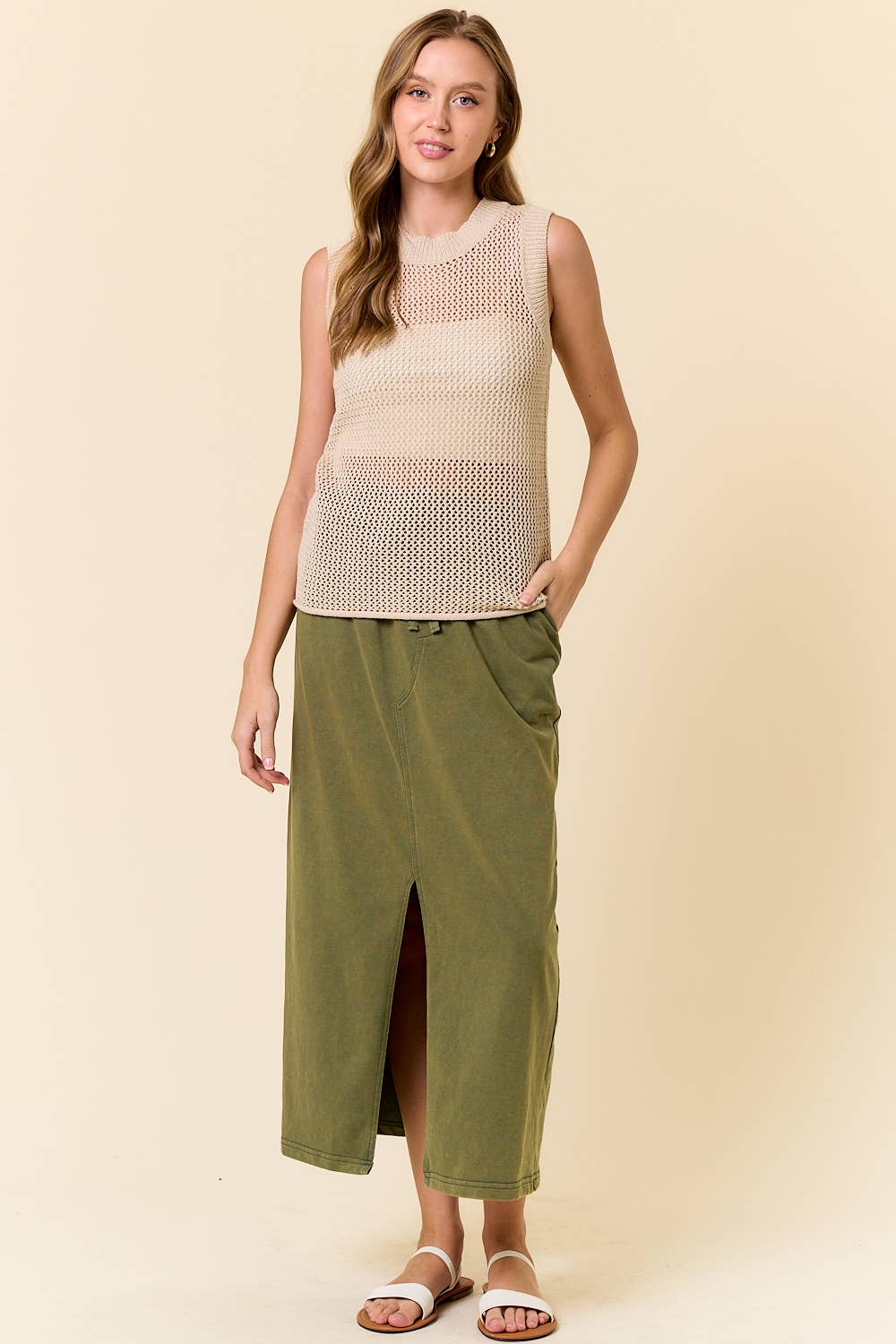 Candice Sweater Tank - SPARROW
