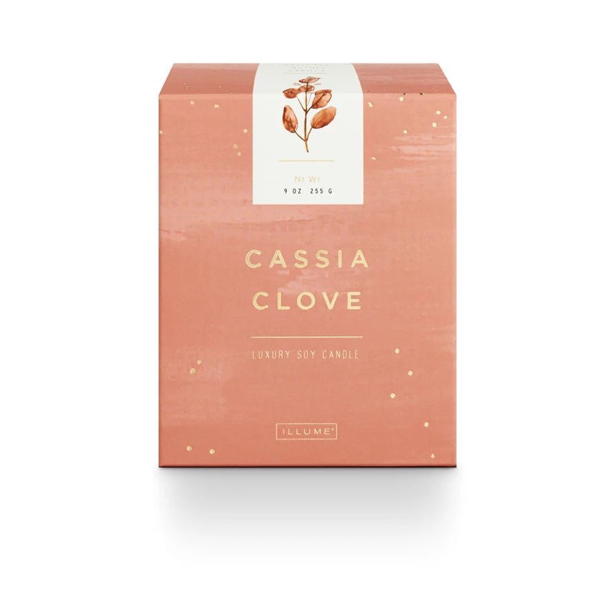 Cassia Clove Small Luxe Sanded Mercury Glass Candle - 9 oz - SPARROW