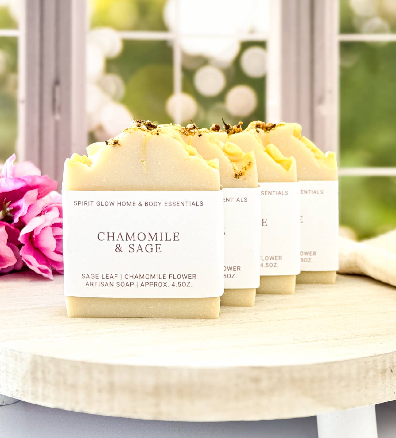 Chamomile & Sage - Handcrafted Artisan Soap Bar - SPARROW