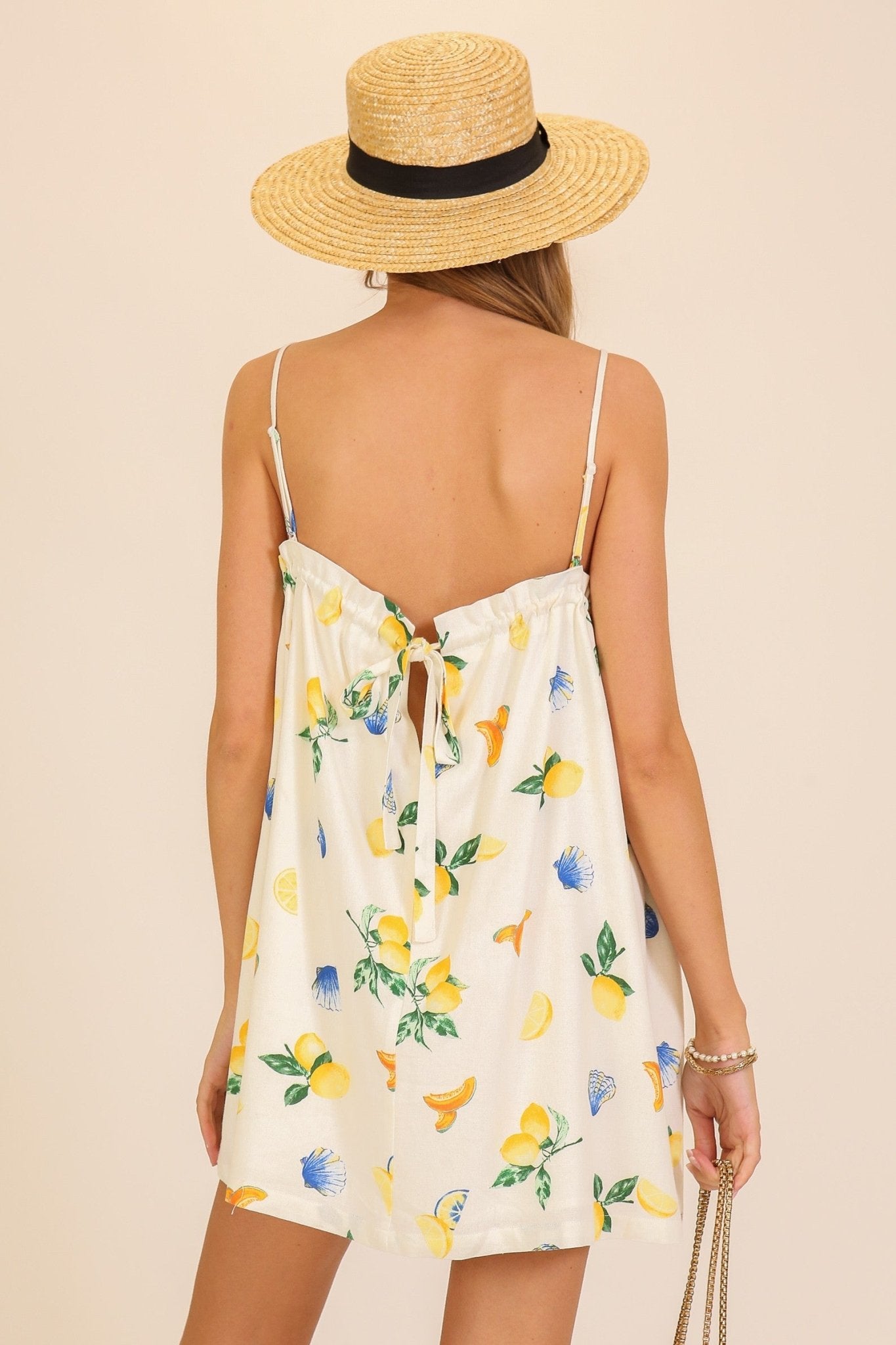 Clara Tie Back Dress - SPARROW