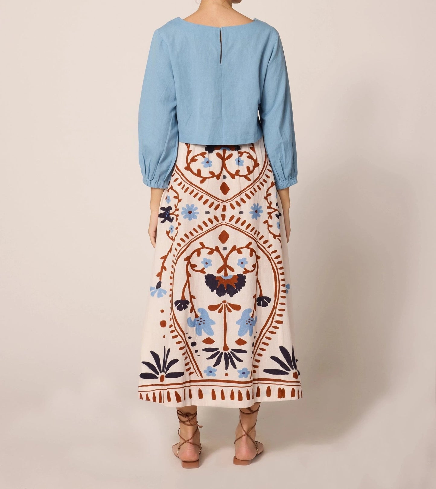 Cleobella Juliet Ankle Skirt - SPARROW