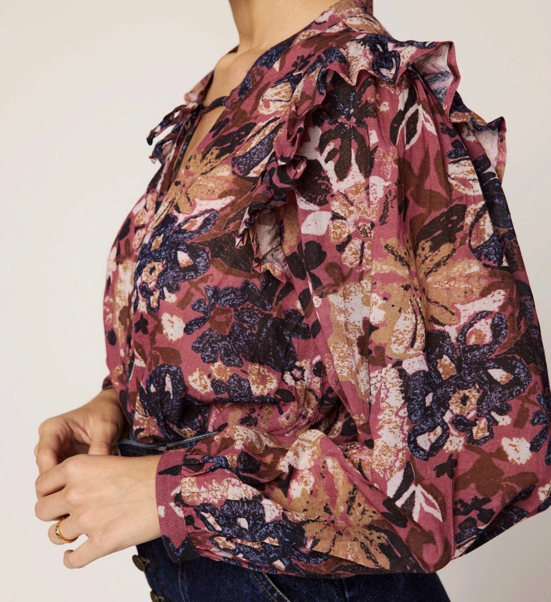 Cleobella Priya Blouse - Begamo - SPARROW