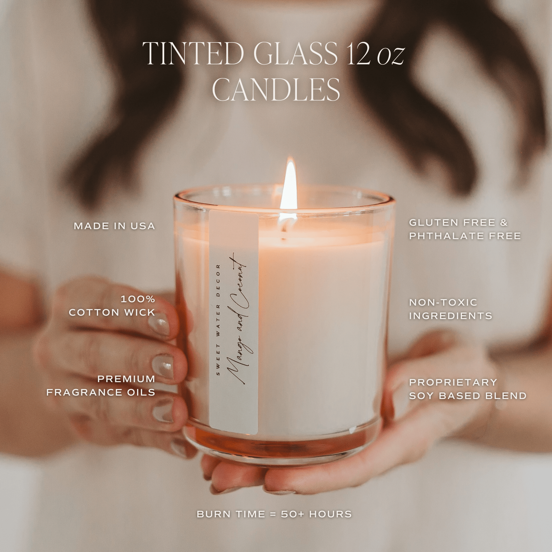 Coastal Lemon 12 oz Candle - SPARROW