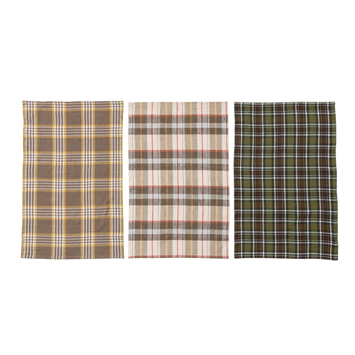 Cotton Printed Tea Towels - Set of 3 - SPARROW