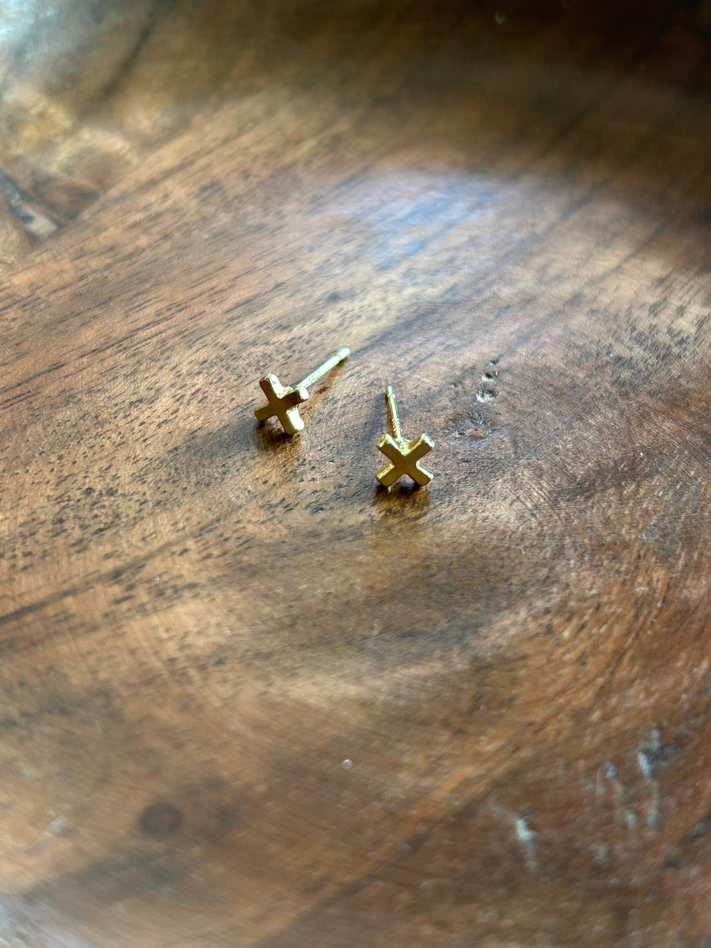 Cross Stud Earrings - SPARROW