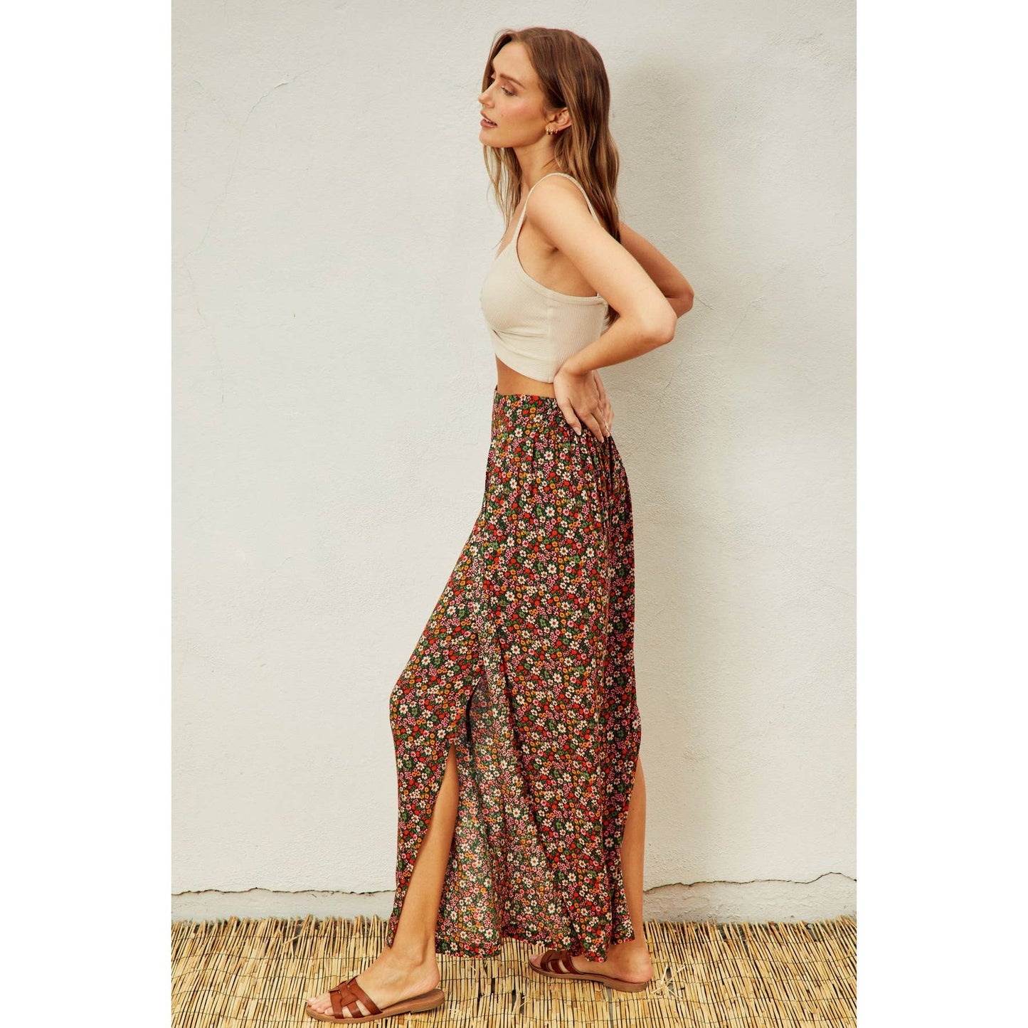 Daniella Floral Pants - SPARROW