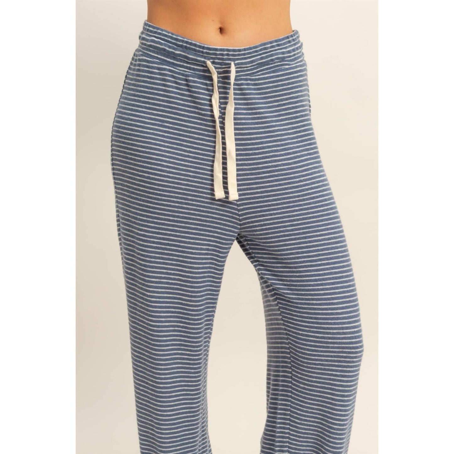 Dara Pants - Navy/Cream - SPARROW