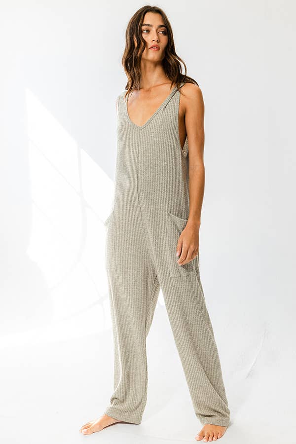 Darla Jumpsuit - Olive - SPARROW