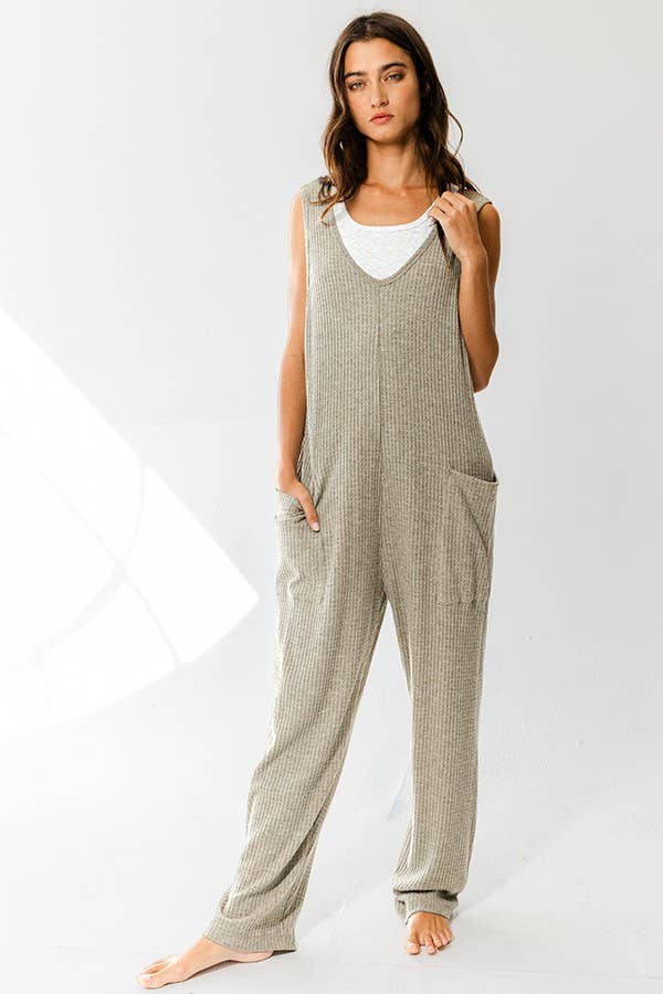 Darla Jumpsuit - Olive - SPARROW