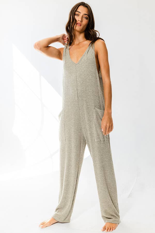 Darla Jumpsuit - Olive - SPARROW