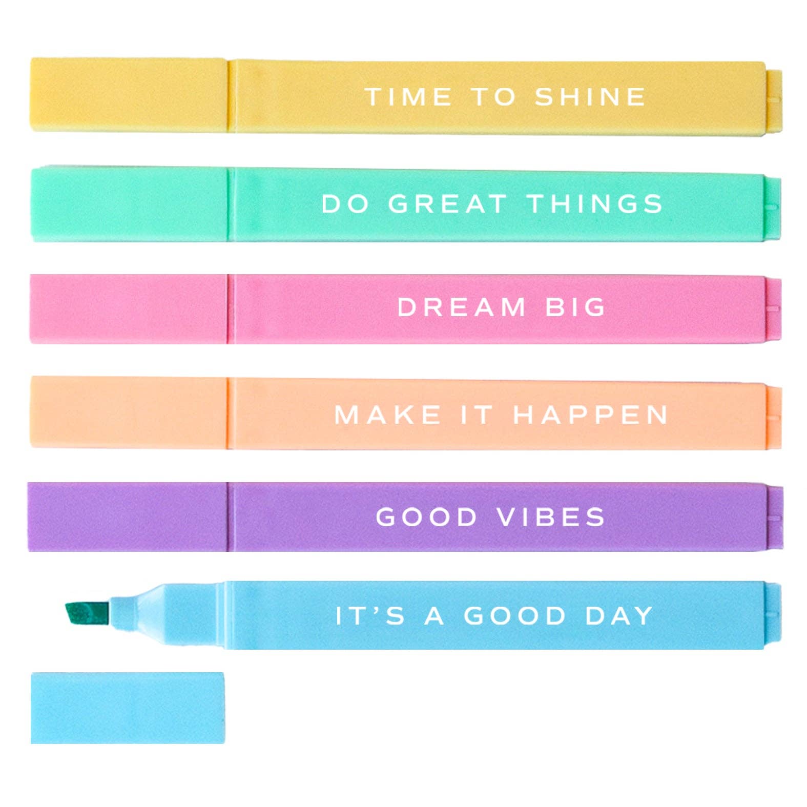 Do Great Things Highlighter Set - Stationery Set - SPARROW