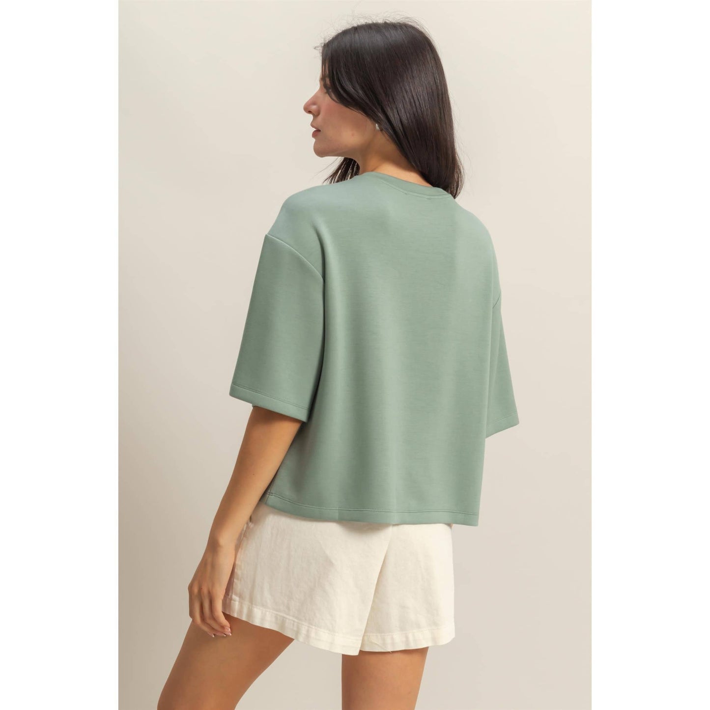 Avery Top- Gray