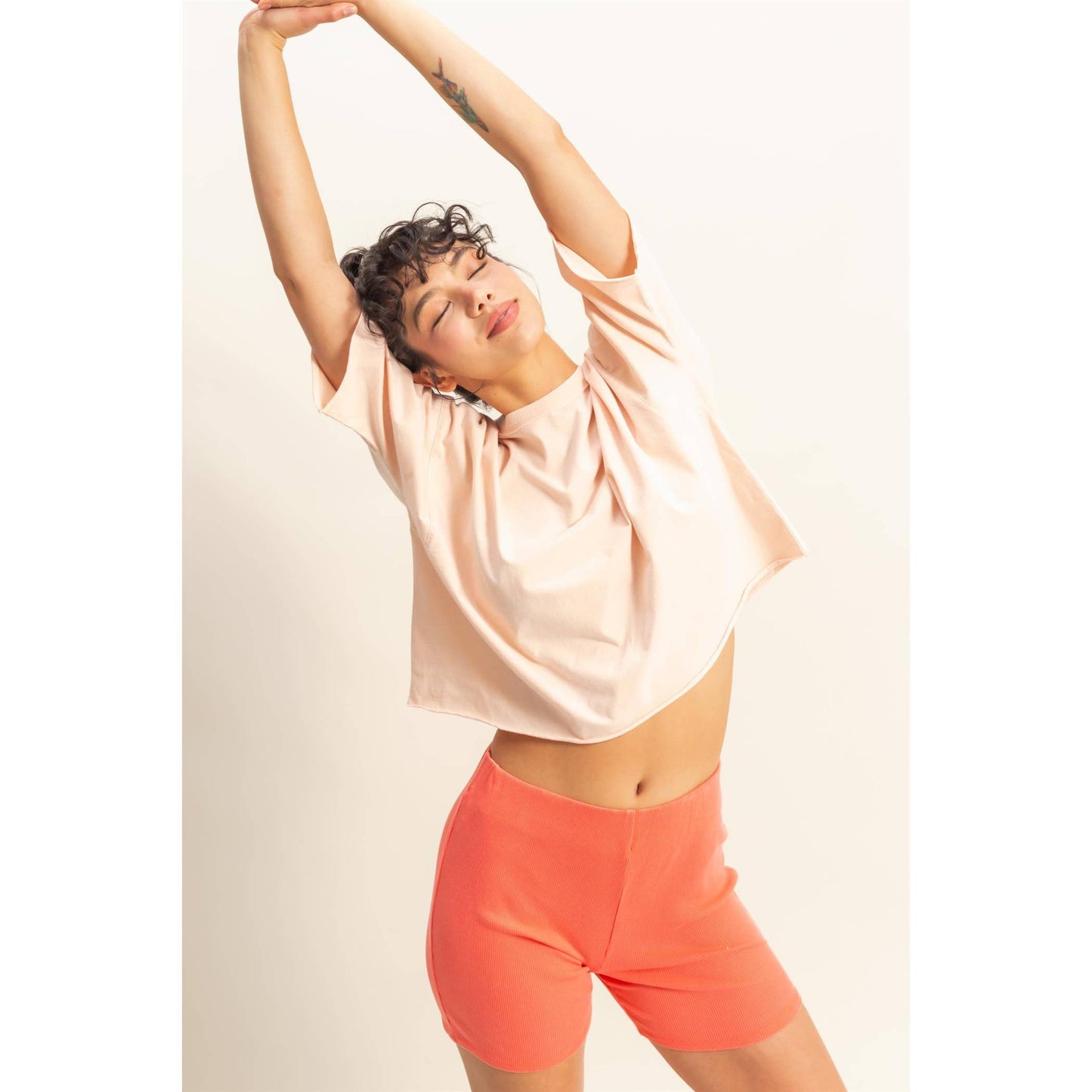 Morgan Tee- Cream