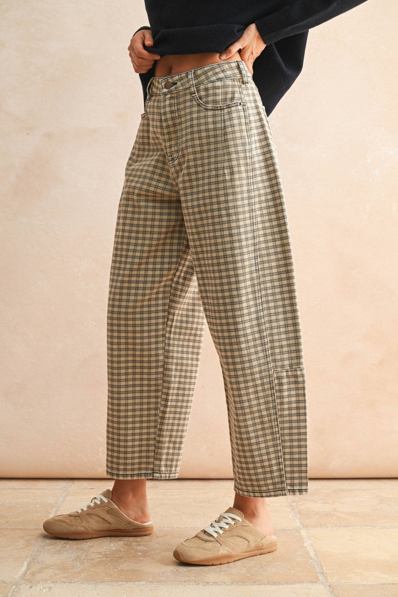Elliot Barrel Pants - SPARROW