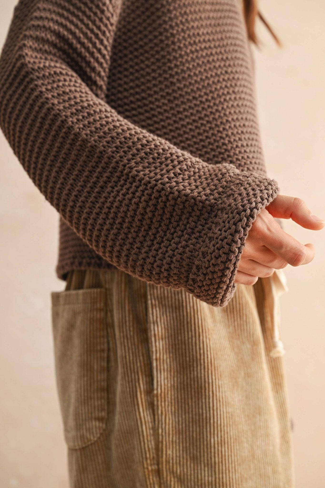 Ember Knit Sweater - Cream - SPARROW