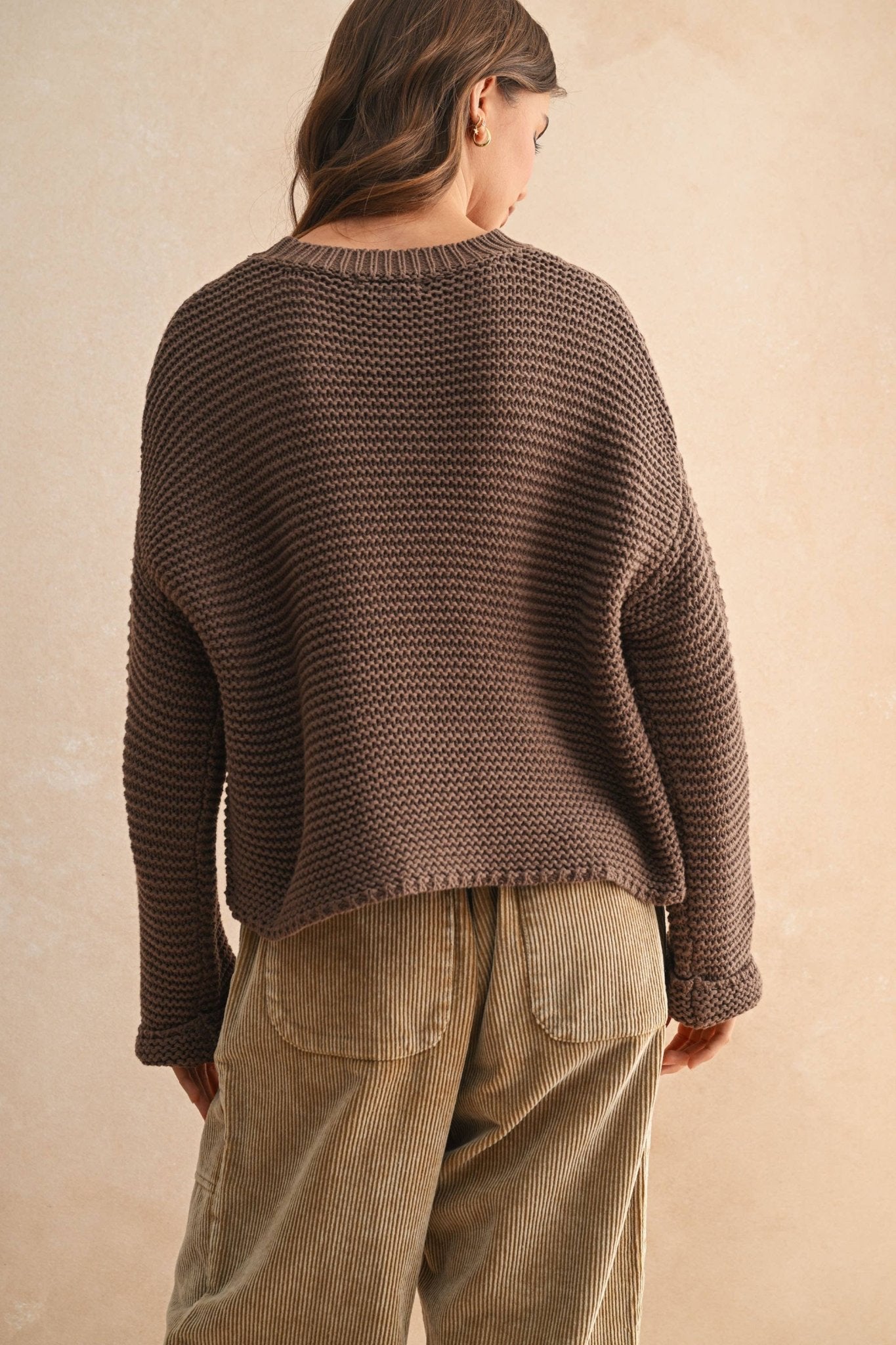 Ember Knit Sweater - Cream - SPARROW
