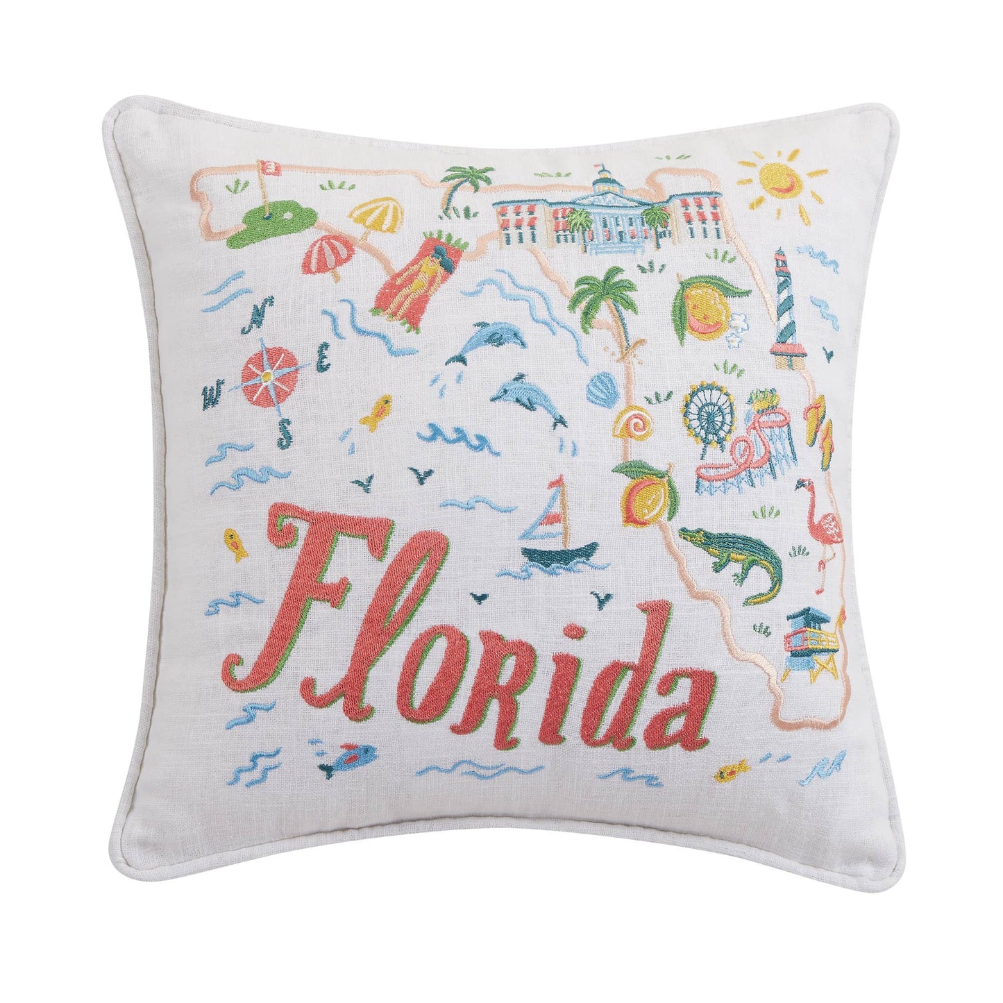 Florida Printed Kitchen Towel - Angela Staehling - SPARROW