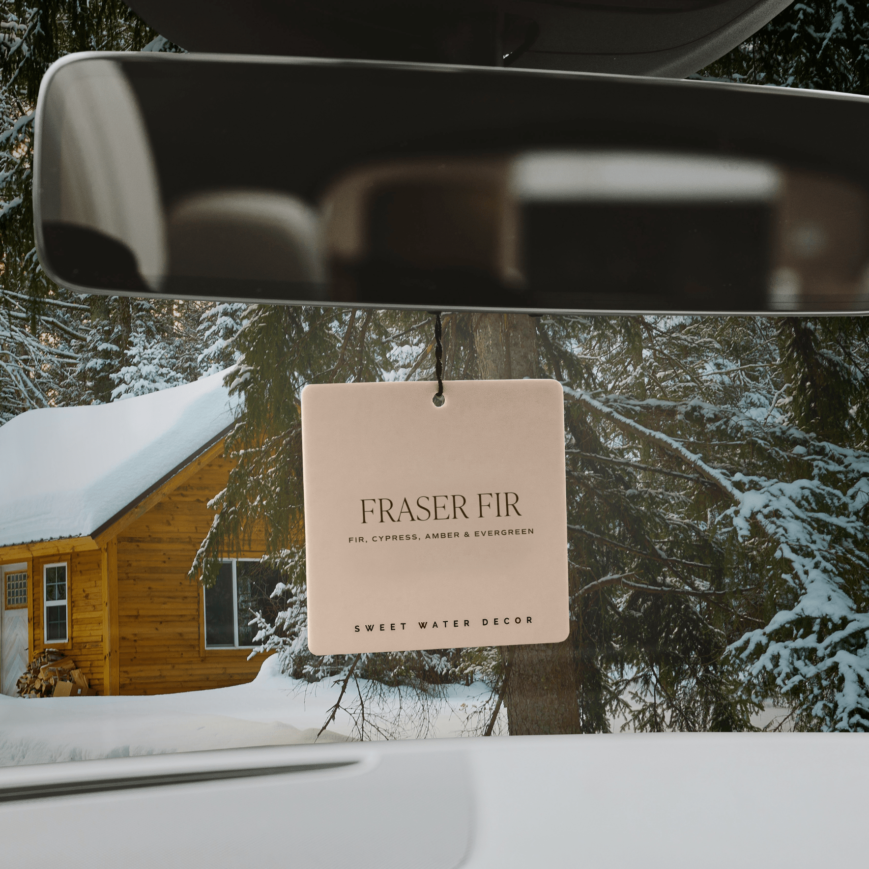 Fraser Fir Hanging Air Freshener - SPARROW