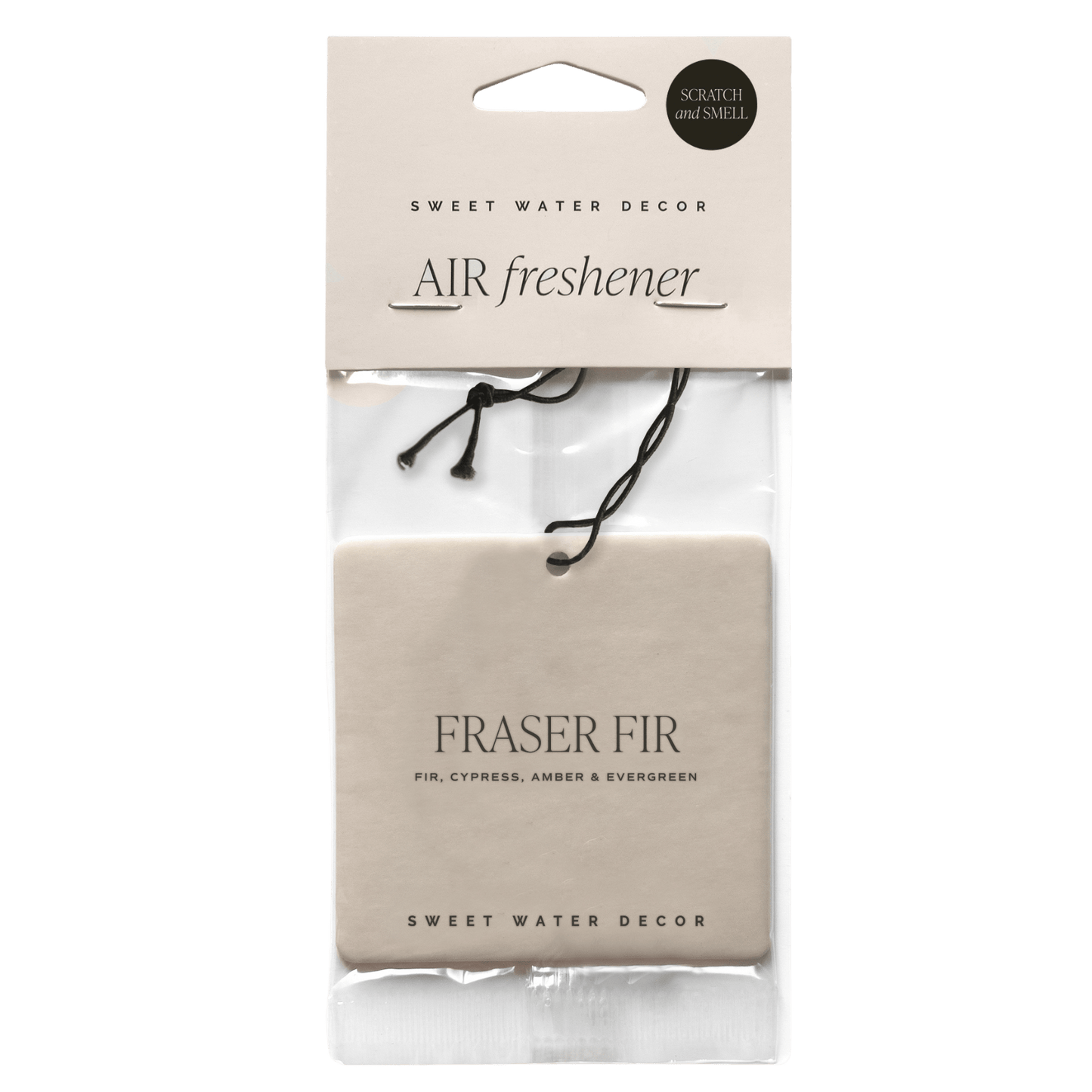 Fraser Fir Hanging Air Freshener - SPARROW