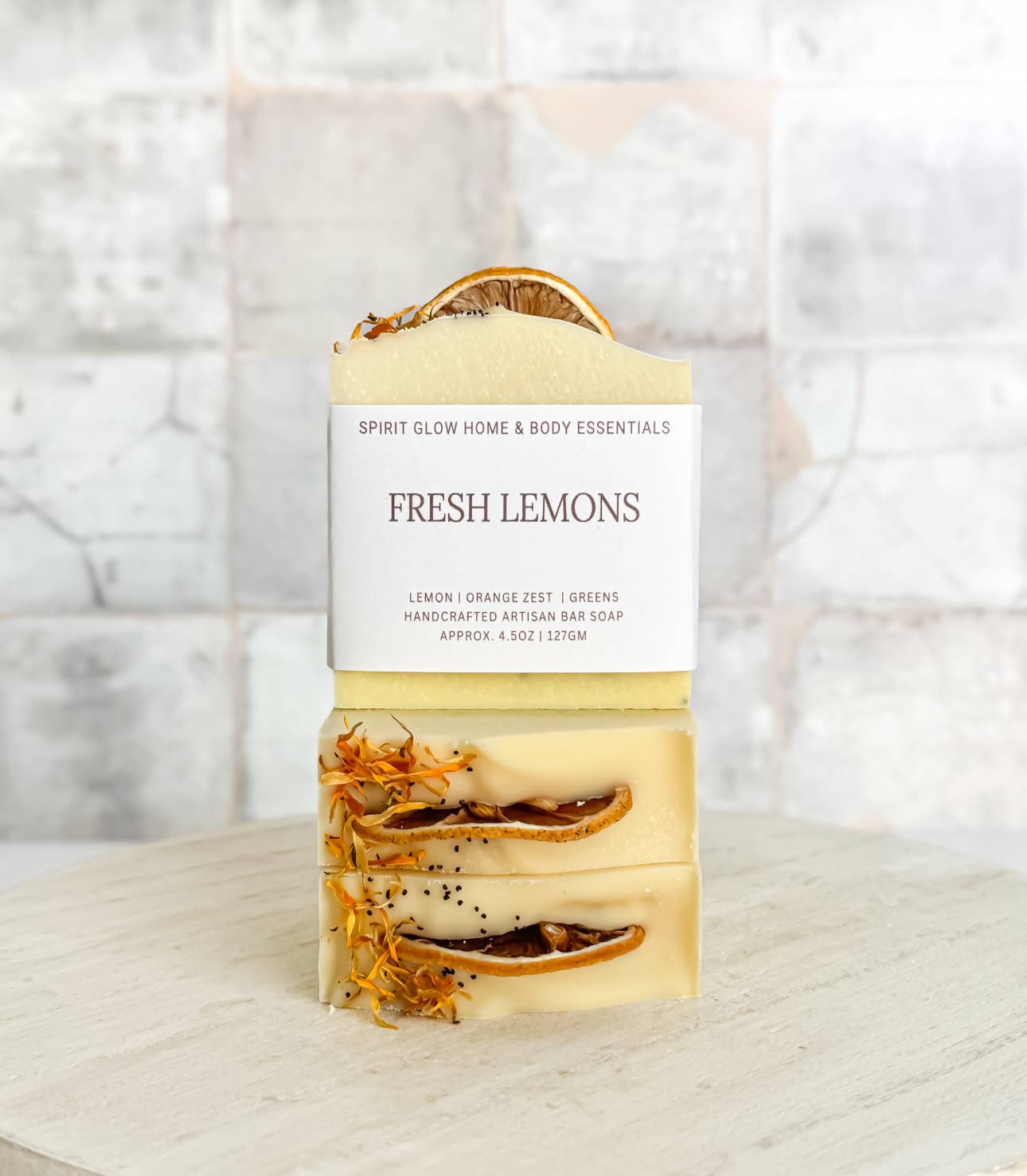 Fresh Lemons - Handcrafted Artisan Soap Bar - SPARROW